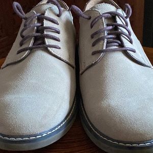 Banana Republic Men’s Reace Suede Tan Oxford Shoes 10.5